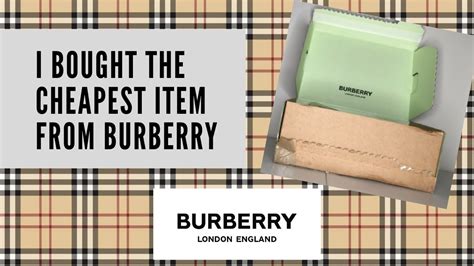 cheapest thing on burberry|cheapest thing at burberry.